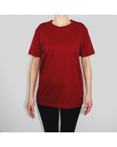INVENTOR UNISEX TSHIRT MEDIUM FIT BURGUNDY