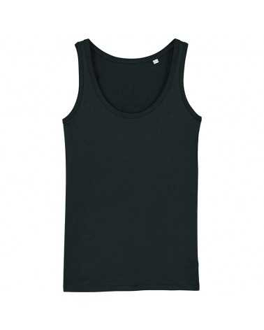 THE WOMEN'S FITTED TANK TOP BLACK