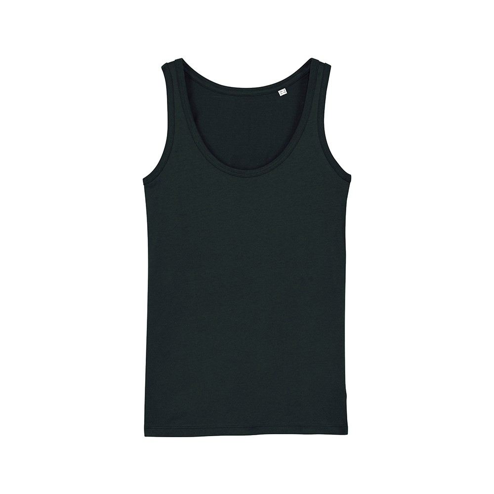 THE WOMEN'S FITTED TANK TOP BLACK