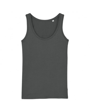 THE WOMEN'S FITTED TANK TOP ANTHRACITE