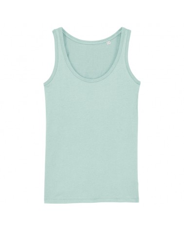 THE WOMEN'S FITTED TANK TOP CARIBBEAN BLUE