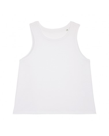 THE WOMEN'S CROPPED TANK TOP WHITE