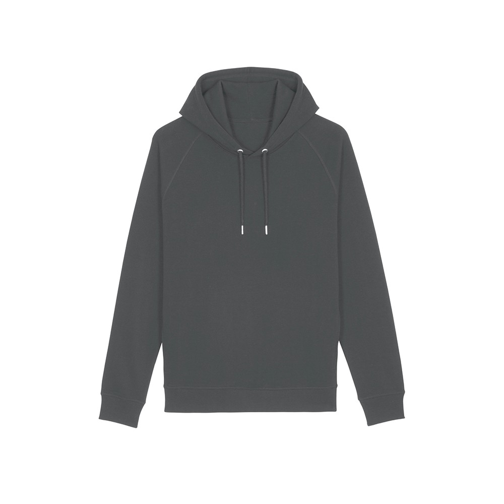The unisex side pocket hoodie sweatshirt ANTHRACITE