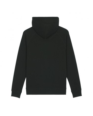 The unisex side pocket hoodie sweatshirt BLACK