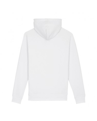 The unisex side pocket hoodie sweatshirt WHITE