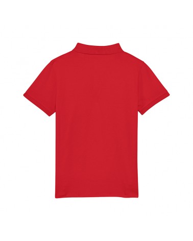 THE ICONIC KIDS' POLO RED