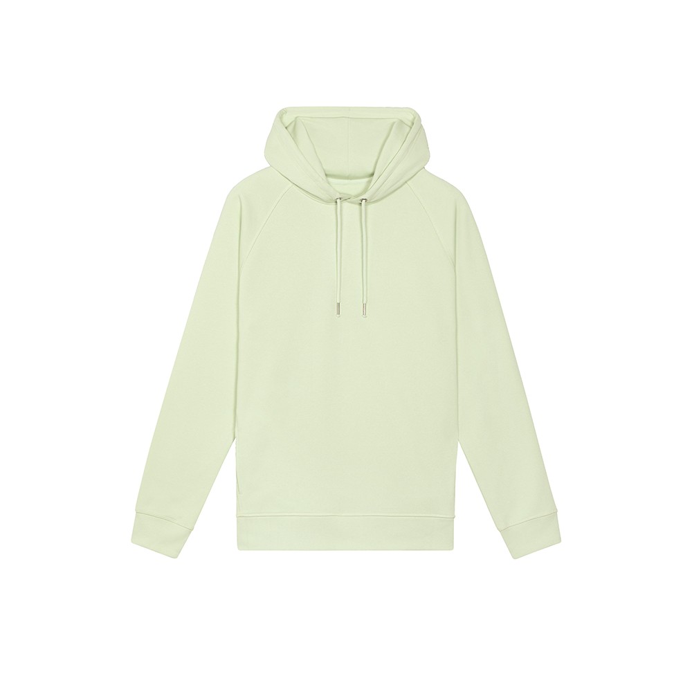 The unisex side pocket hoodie sweatshirt STEAM GREEN