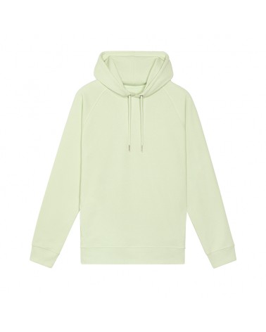 The unisex side pocket hoodie sweatshirt STEAM GREEN