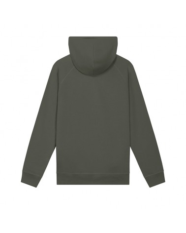 The unisex side pocket hoodie sweatshirt KHAKI