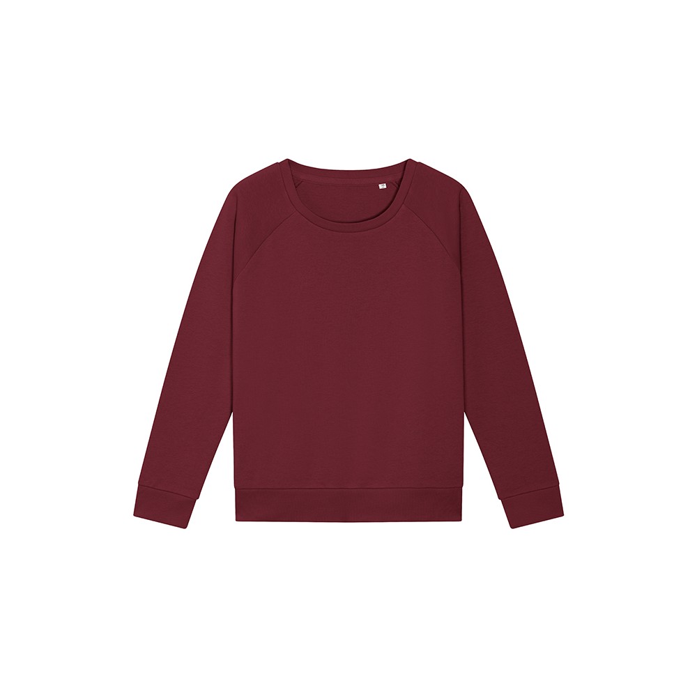 THE WOMEN'S RELAXED FIT SWEATSHIRT BURGUNDY