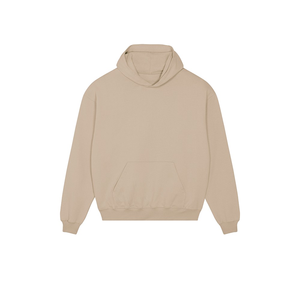 THE UNISEX BOXY DRY HAND FEEL HOODIE SWEATSHIRT DESERT DUST