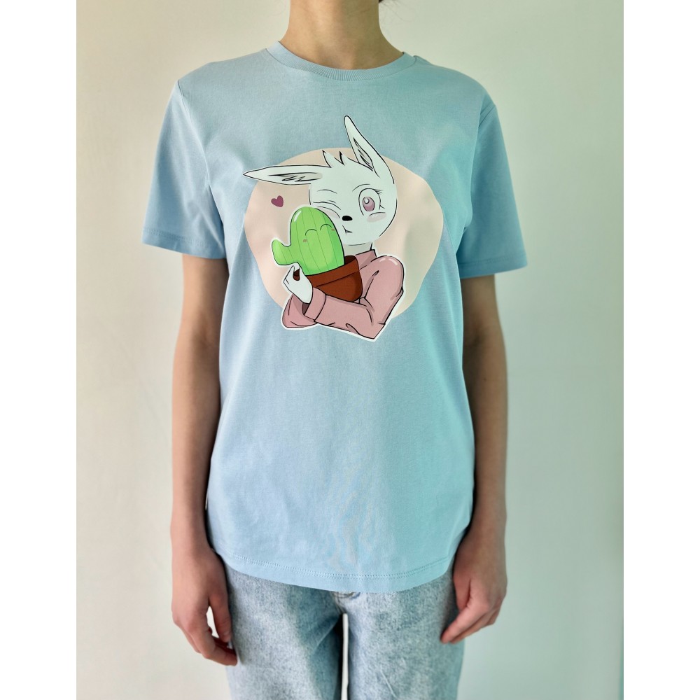 TSHIRT UNISEX CHARLUNA NADRUK KRÓLICZEK