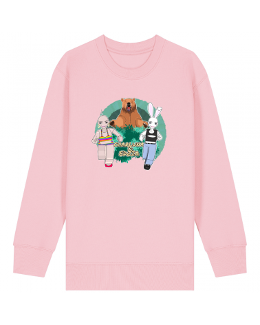 BLUZA DZIECIĘCA CHARLUNA NADRUK UCIECZKA