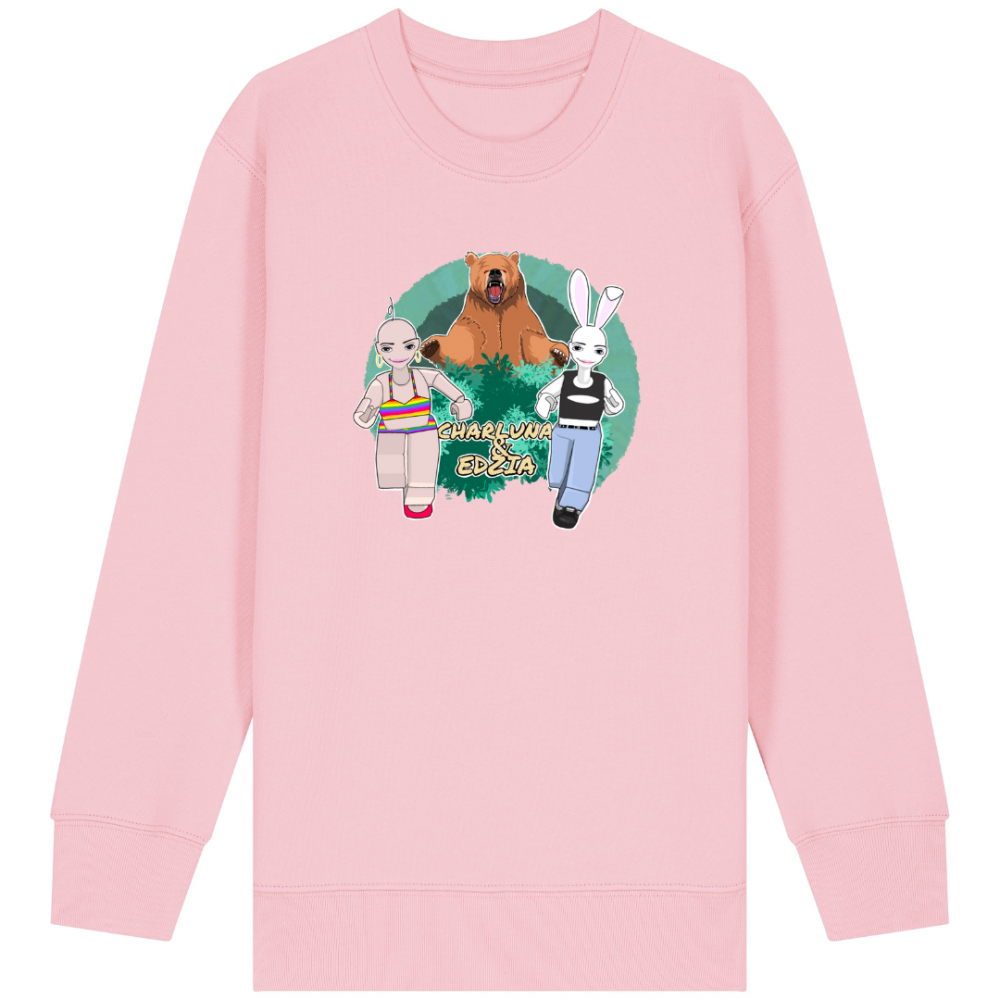 BLUZA DZIECIĘCA CHARLUNA NADRUK UCIECZKA