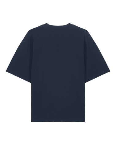 RELAXER - tshirt oversized unisex - GRANATOWY