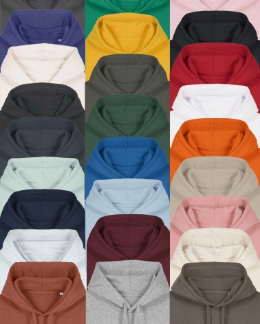 PLAYER - bluza z kapturem lekko dopasowana unisex - ŻÓŁTA