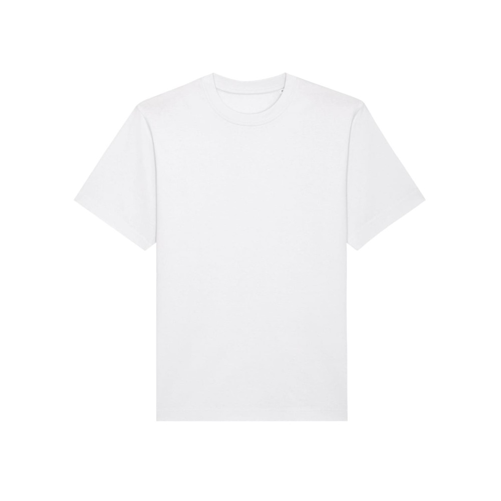 DIVER - gruby tshirt unisex luźny - BIAŁY