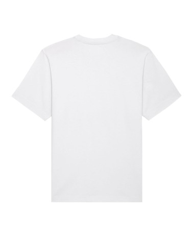 DIVER - gruby tshirt unisex luźny - BIAŁY