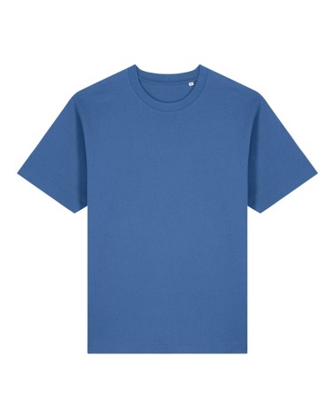 DIVER - gruby tshirt unisex luźny - NIEBIESKI