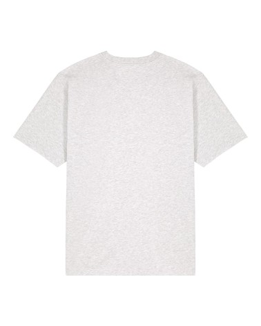 DIVER - gruby tshirt unisex luźny - CHŁODNY SZARY MELANGE