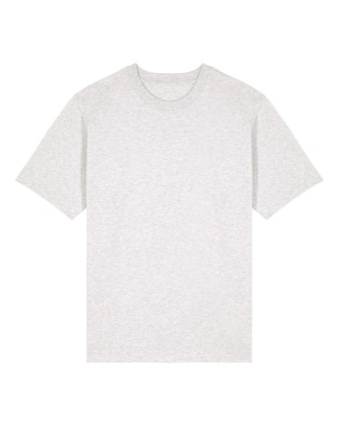 DIVER - gruby tshirt unisex luźny - CHŁODNY SZARY MELANGE