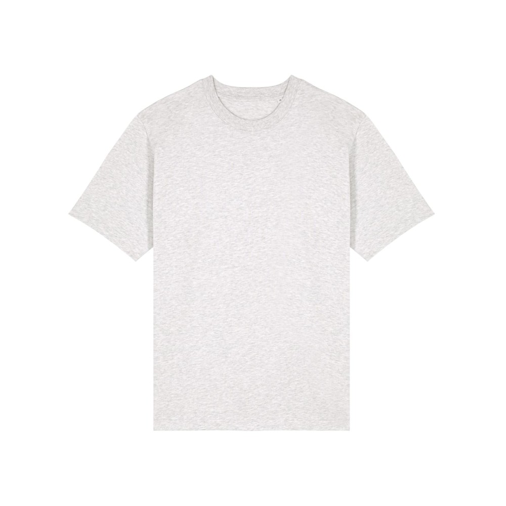 DIVER - gruby tshirt unisex luźny - CHŁODNY SZARY MELANGE