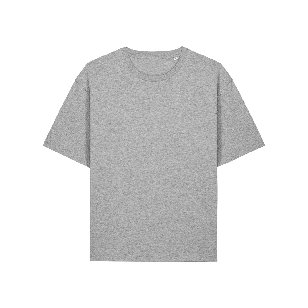 FLOATER UNISEX TSHIRT BOXY FIT HEATHER GREY