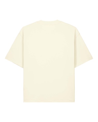 STACKER HEAVY UNISEX TSHIRT BOXY FIT CREAM