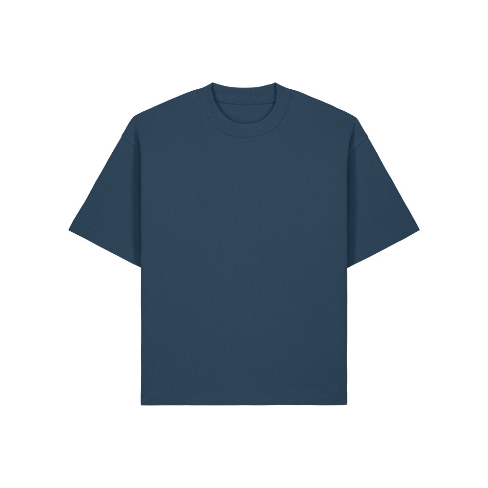 STACKER HEAVY UNISEX TSHIRT BOXY FIT DEEP TEAL