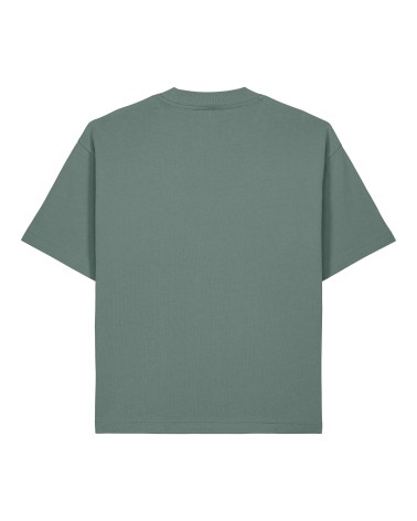STACKER HEAVY UNISEX TSHIRT BOXY FIT SAGE
