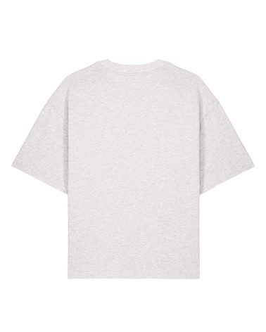 STACKER HEAVY UNISEX TSHIRT BOXY FIT COOL HEATHER GREY
