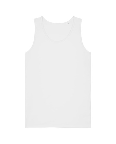 FLEXER - tank top  męski medium fit - BIAŁY
