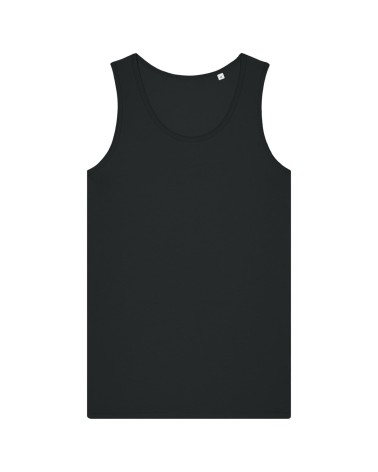 FLEXER - tank top  męski medium fit - CZARNY