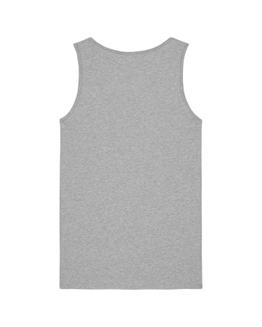 FLEXER - tank top  męski medium fit - SZARY MELANGE