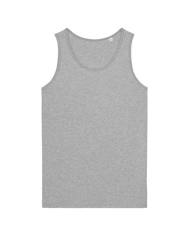 FLEXER MEN'S TANK TOP MEDIUM FIT HEATHER GREY