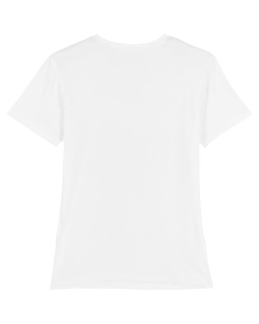 SHAPER - medium fit men's V-neck tshirt - WHITE