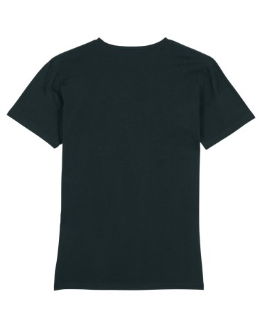 SHAPER - medium fit men's V-neck tshirt - BLACK