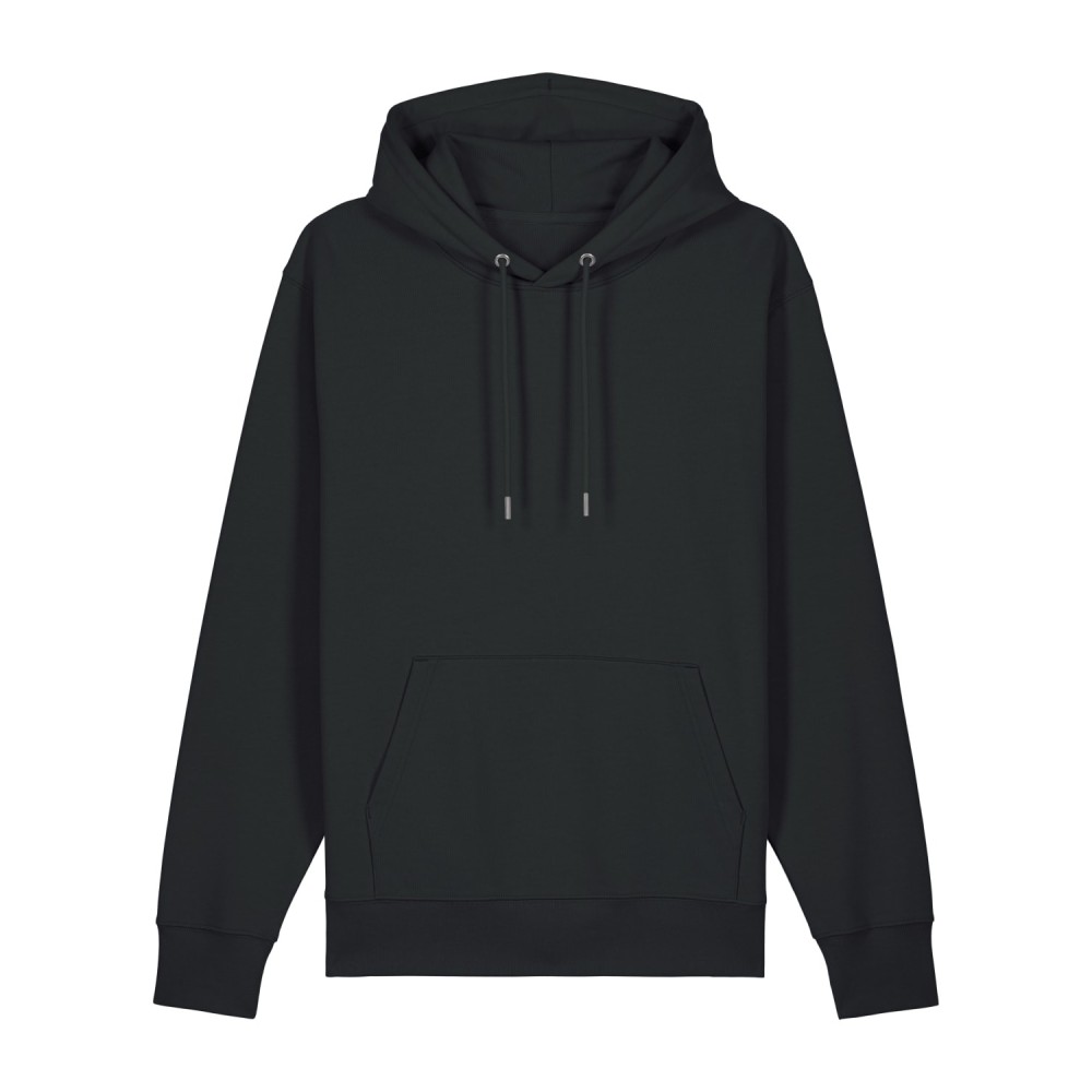 DRIFTER HOODIE UNISEX SWEATSHIRT MEDIUM FIT BLACK