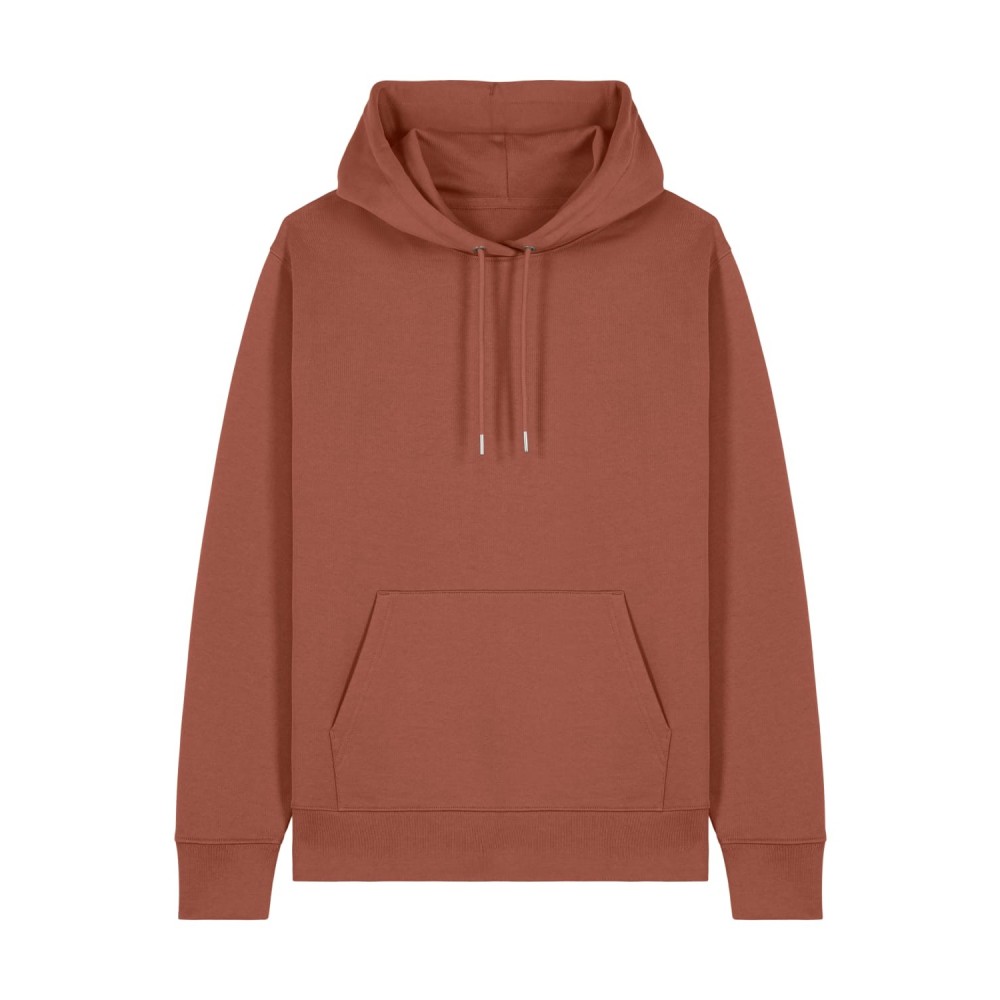 DRIFTER HOODIE UNISEX SWEATSHIRT MEDIUM FIT BRICK