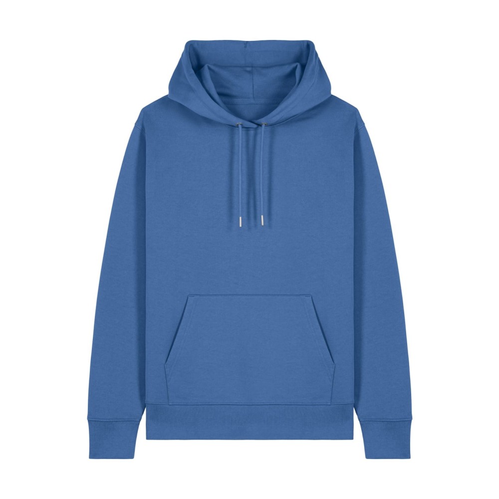 DRIFTER - bluza z kapturem unisex medium fit - NIEBIESKA