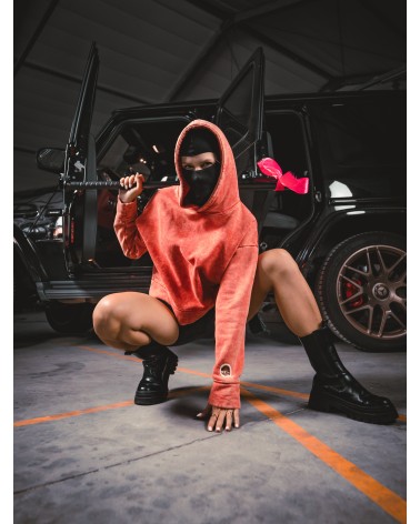 KRÓTKA BLUZA DAMSKA  GAME OVER PEEK