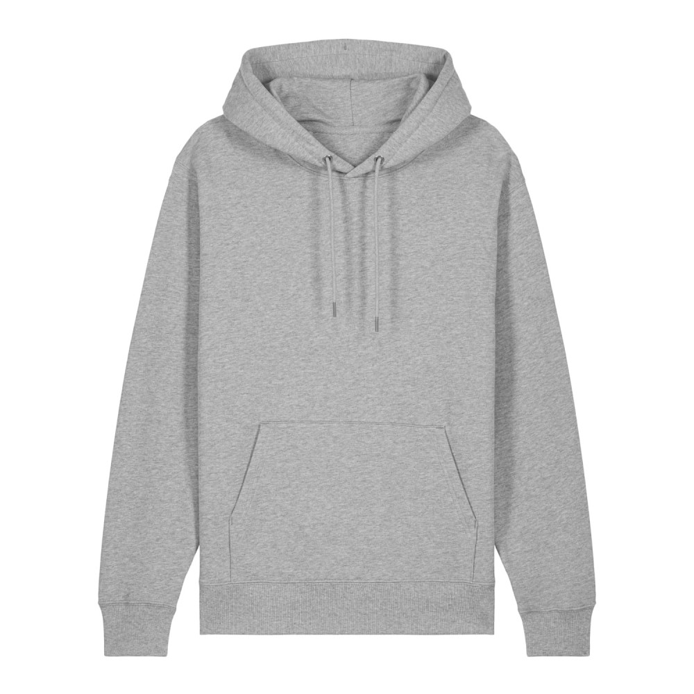 DRIFTER HOODIE UNISEX SWEATSHIRT MEDIUM FIT HEATHER GREY