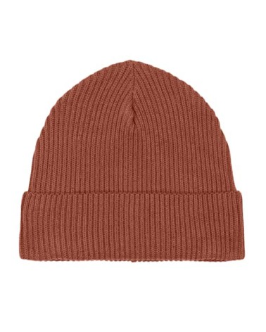 DOCKER BEANIE - klasyczna czapka - CEGLANA
