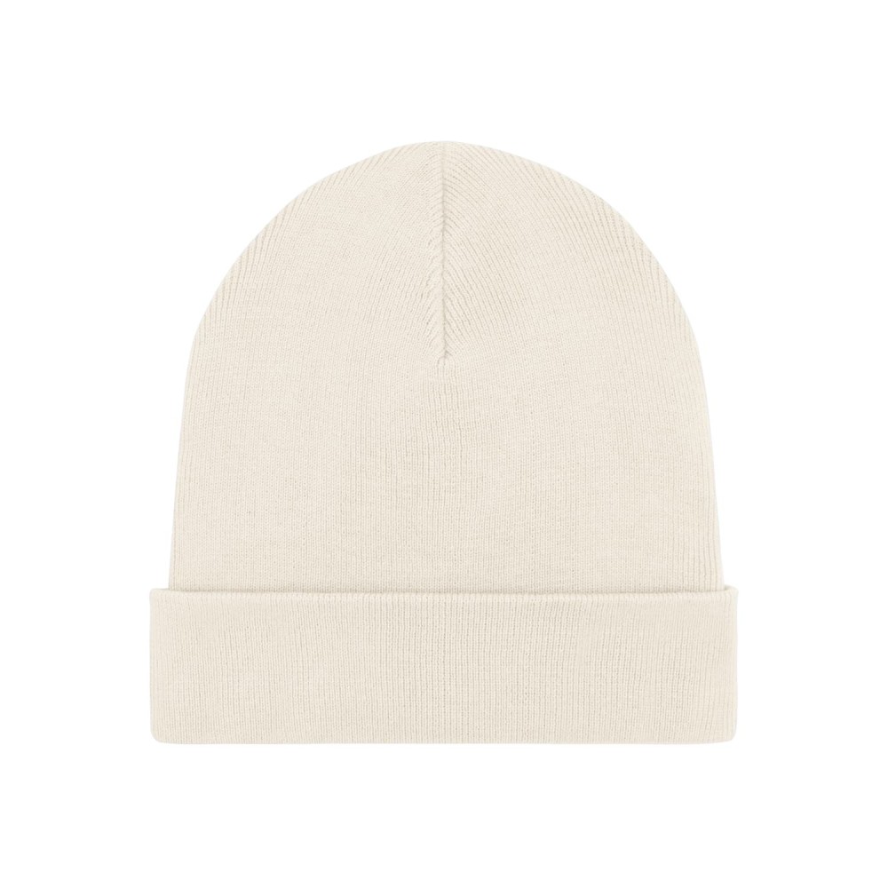 KNIT BEANIE - unisex czapka - KREMOWA
