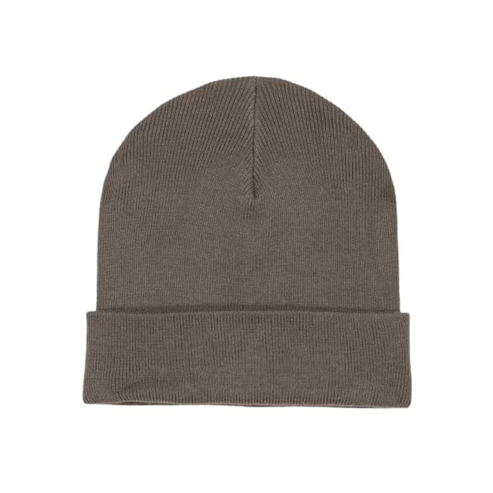 KNIT BEANIE - unisex beanie - CHOCOLATE