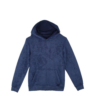 RUNNER KIDS HOODIE FRENCH NAVY