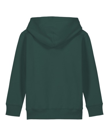 RUNNER KIDS HOODIE BOTTLE GREEN