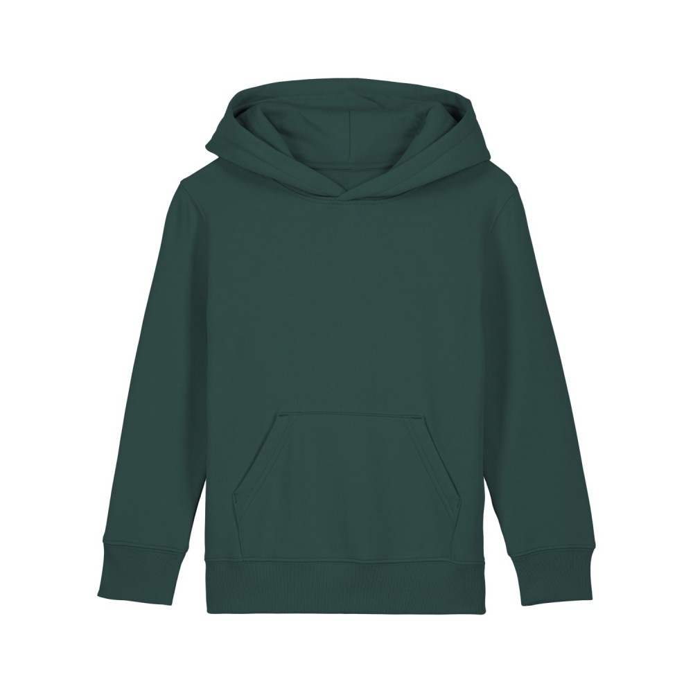RUNNER KIDS HOODIE BOTTLE GREEN