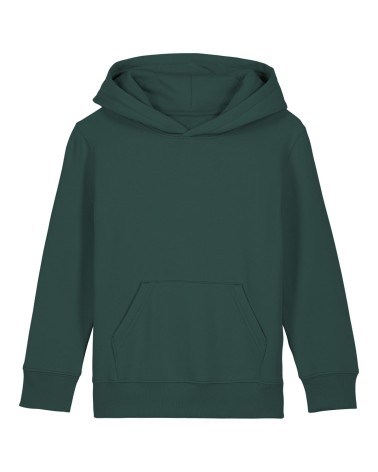 RUNNER KIDS HOODIE BOTTLE GREEN