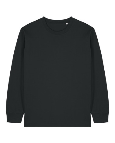 DIVER LONGSLEEVE - unisex relaxed fit - BLACK